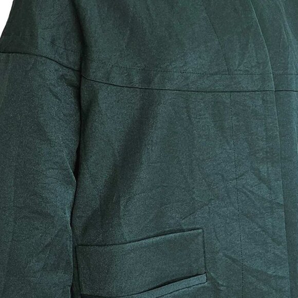 MARNI TEAL WRINKLED FLARE JACKET (40) - Picture 9 of 11